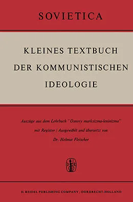 E-Book (pdf) Kleines Textbuch Der Kommunistischen Ideologie von H. Fleischer