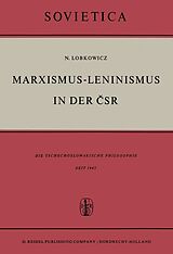 E-Book (pdf) Marxismus-Leninismus in der SR von Nikolaus Lobkowicz