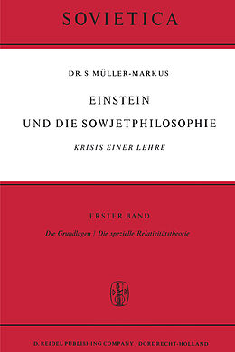 Kartonierter Einband Einstein und Die Sowjetphilosophie von S. Müller-Markus
