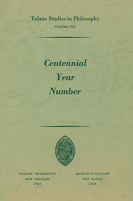 E-Book (pdf) Centennial Year Number von James K. Feibleman, Paul G. Morrison, Andrew J. Reck