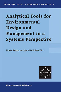 Couverture cartonnée Analytical Tools for Environmental Design and Management in a Systems Perspective de 