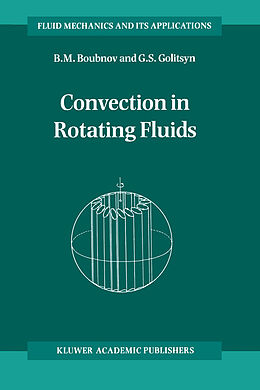 Kartonierter Einband Convection in Rotating Fluids von Georgi S. Golitsyn, B. M. Boubnov