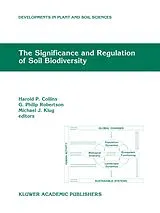 Kartonierter Einband The Significance and Regulation of Soil Biodiversity von