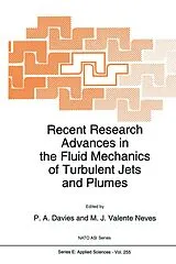 Kartonierter Einband Recent Research Advances in the Fluid Mechanics of Turbulent Jets and Plumes von