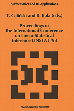 Kartonierter Einband Proceedings of the International Conference on Linear Statistical Inference LINSTAT  93 von 