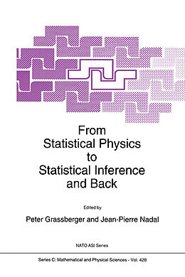 Kartonierter Einband From Statistical Physics to Statistical Inference and Back von 