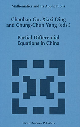 Kartonierter Einband Partial Differential Equations in China von 