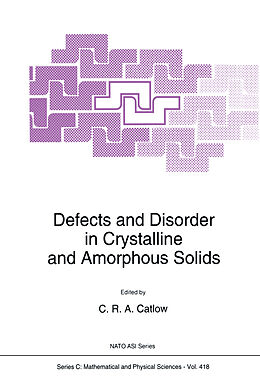 Kartonierter Einband Defects and Disorder in Crystalline and Amorphous Solids von 