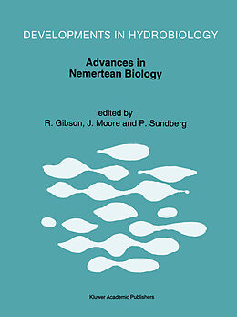 Couverture cartonnée Advances in Nemertean Biology de 