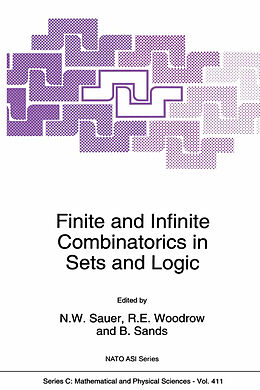 Kartonierter Einband Finite and Infinite Combinatorics in Sets and Logic von 