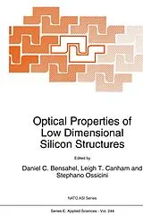 Kartonierter Einband Optical Properties of Low Dimensional Silicon Structures von