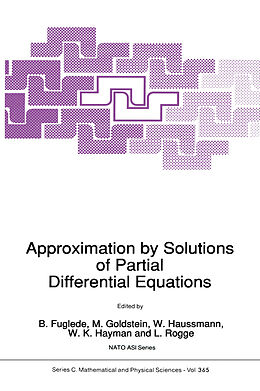 Kartonierter Einband Approximation by Solutions of Partial Differential Equations von 