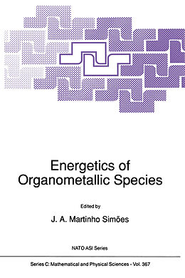 Couverture cartonnée Energetics of Organometallic Species de 