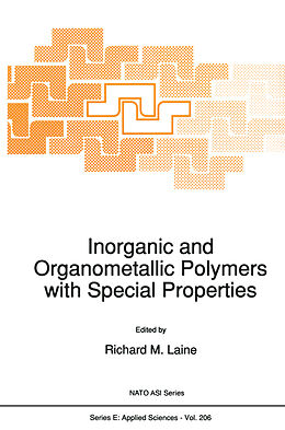 Couverture cartonnée Inorganic and Organometallic Polymers with Special Properties de 