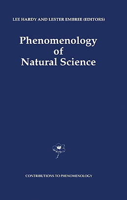 Couverture cartonnée Phenomenology of Natural Science de 