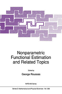 Kartonierter Einband Nonparametric Functional Estimation and Related Topics von 