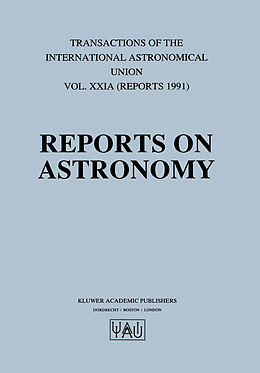 Couverture cartonnée Reports on Astronomy de 