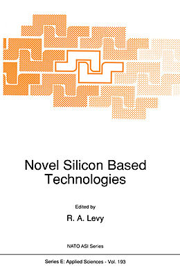 Couverture cartonnée Novel Silicon Based Technologies de 