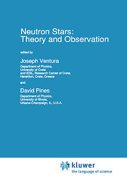Couverture cartonnée Neutron Stars: Theory and Observation de 