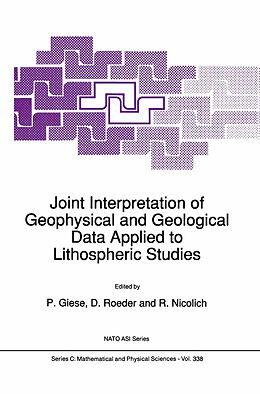 Kartonierter Einband Joint Interpretation of Geophysical and Geological Data Applied to Lithospheric Studies von 