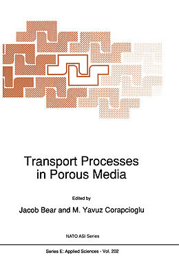 Couverture cartonnée Transport Processes in Porous Media de 