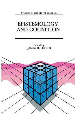 Kartonierter Einband Epistemology and Cognition von 