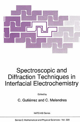 Kartonierter Einband Spectroscopic and Diffraction Techniques in Interfacial Electrochemistry von 