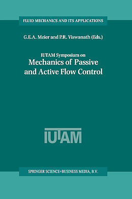 Couverture cartonnée IUTAM Symposium on Mechanics of Passive and Active Flow Control de 