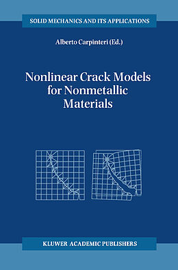 Kartonierter Einband Nonlinear Crack Models for Nonmetallic Materials von 
