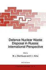 Kartonierter Einband Defence Nuclear Waste Disposal in Russia: International Perspective von