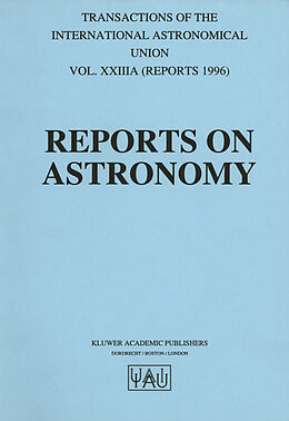 Couverture cartonnée Reports on Astronomy de 