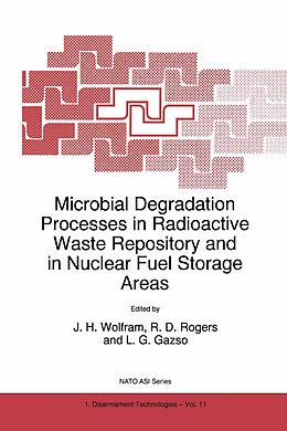 Kartonierter Einband Microbial Degradation Processes in Radioactive Waste Repository and in Nuclear Fuel Storage Areas von 