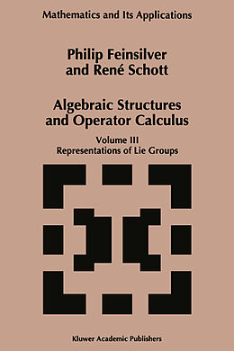 Kartonierter Einband Algebraic Structures and Operators Calculus von René Schott, P. Feinsilver