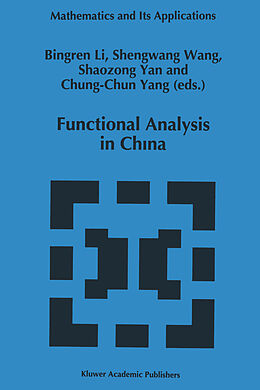 Kartonierter Einband Functional Analysis in China von 