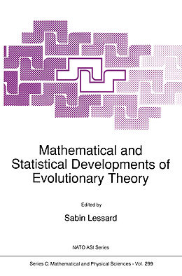 Couverture cartonnée Mathematical and Statistical Developments of Evolutionary Theory de 