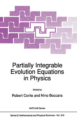 Kartonierter Einband Partially Integrable Evolution Equations in Physics von 