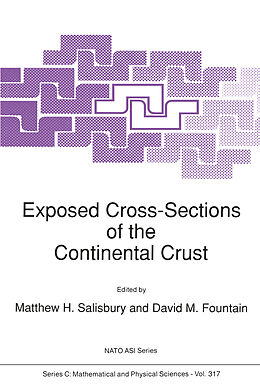 Kartonierter Einband Exposed Cross-Sections of the Continental Crust von 