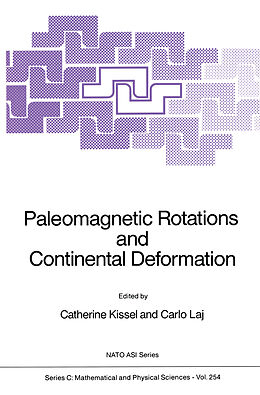 Couverture cartonnée Paleomagnetic Rotations and Continental Deformation de 