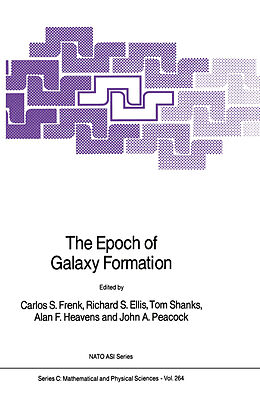 Couverture cartonnée The Epoch of Galaxy Formation de 