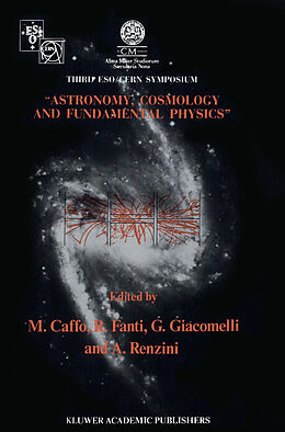 Kartonierter Einband Astronomy, Cosmology and Fundamental Physics von 