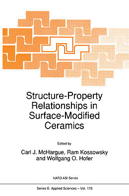 Couverture cartonnée Structure-Property Relationships in Surface-Modified Ceramics de 