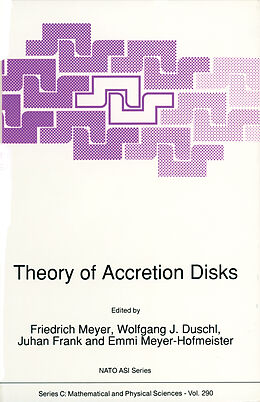 Kartonierter Einband Theory of Accretion Disks von 