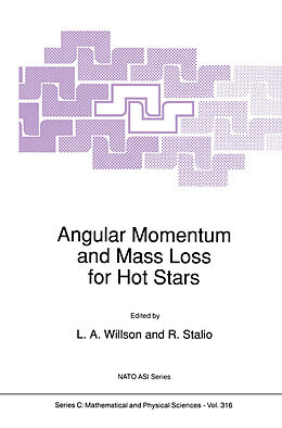 Kartonierter Einband Angular Momentum and Mass Loss for Hot Stars von 