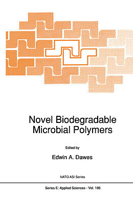 Couverture cartonnée Novel Biodegradable Microbial Polymers de 