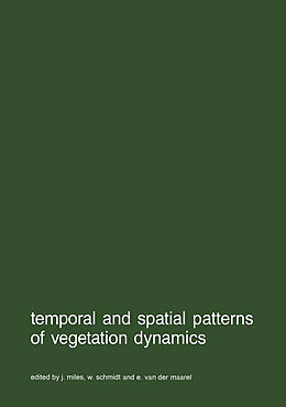 Couverture cartonnée Temporal and spatial patterns of vegetation dynamics de 