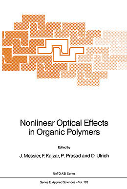 Kartonierter Einband Nonlinear Optical Effects in Organic Polymers von 