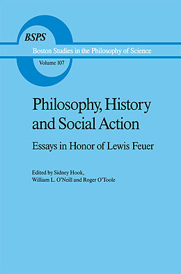 Kartonierter Einband Philosophy, History and Social Action von 