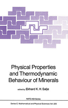 Kartonierter Einband Physical Properties and Thermodynamic Behaviour of Minerals von 