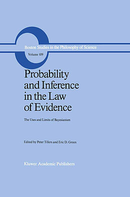 Kartonierter Einband Probability and Inference in the Law of Evidence von 