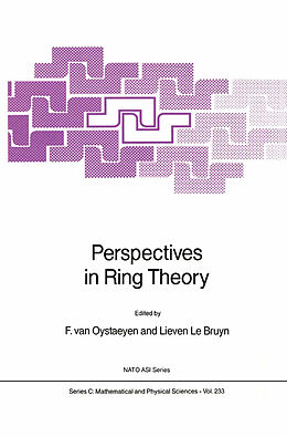 Kartonierter Einband Perspectives in Ring Theory von 